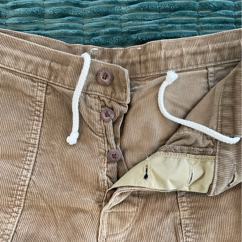 Birdwell Men's Tan Corduroy Shorts, Sz 32, Made in USA/Cali. - Picture 4 of 6